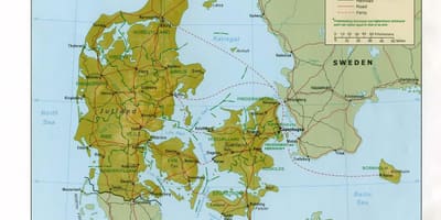 வரைபடம் உடல் டென்மார்க்